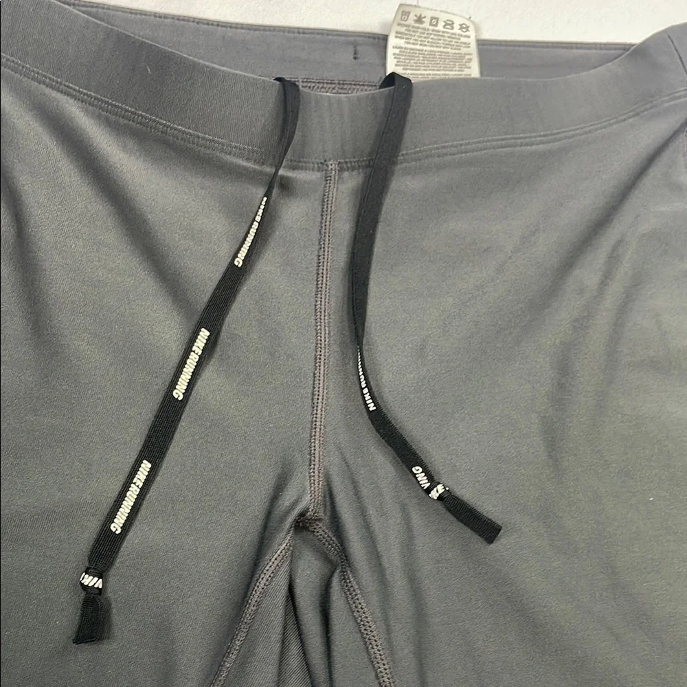 Nike Gray and Green‎ Athletic Shorts Performance Fit